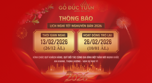 LỊCH NGHỈ TẾT NGUYÊN ĐÁN NĂM 2026